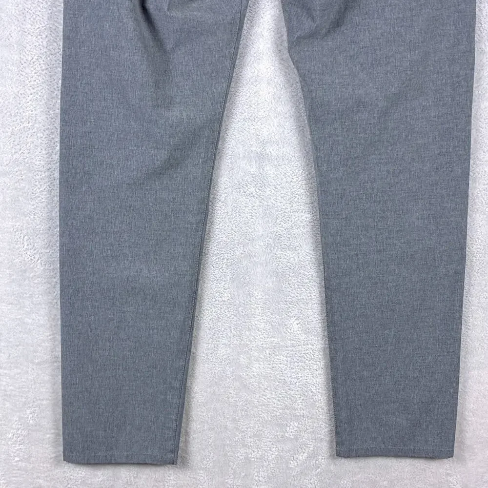 Vuori Pants Mens 32 Gray Aim Chino Performance Preppy Travel Golf Summer